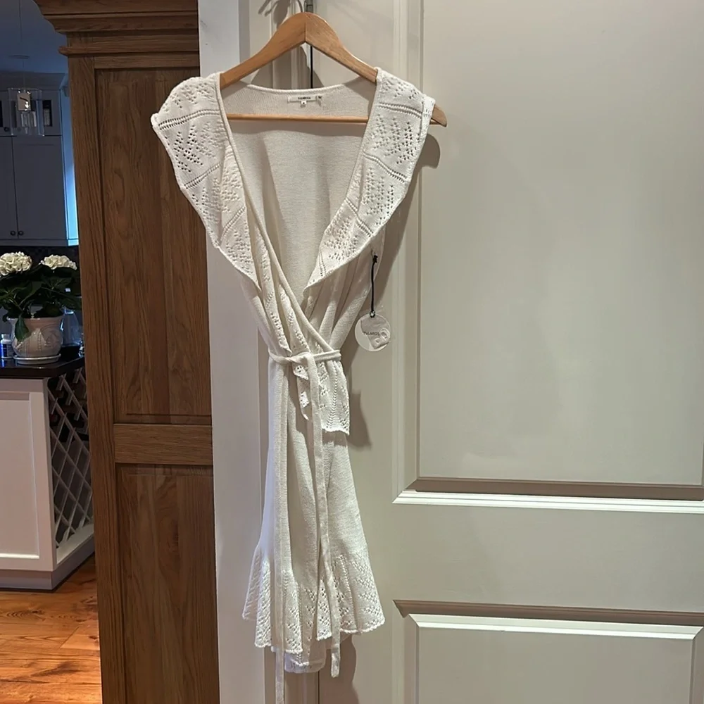 Tularosa White Ruffle Dress - Picture 5 of 14